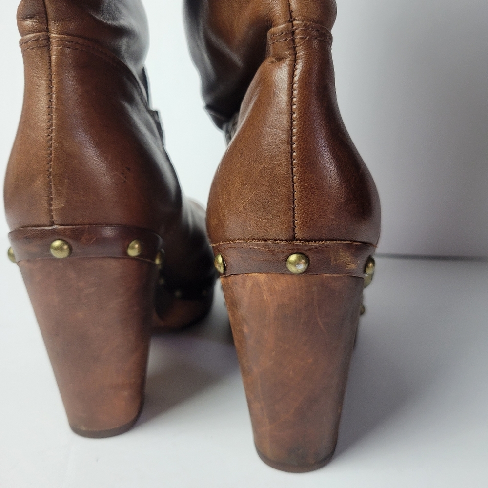 UGG Savana Leather Boots Size 6 - Picture 6 of 14